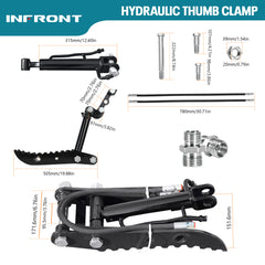 Three-Hole Hydraulic ThumbClamp with L-Shaped Bracket