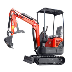 1.2-ton excavator with a mechanical thumb