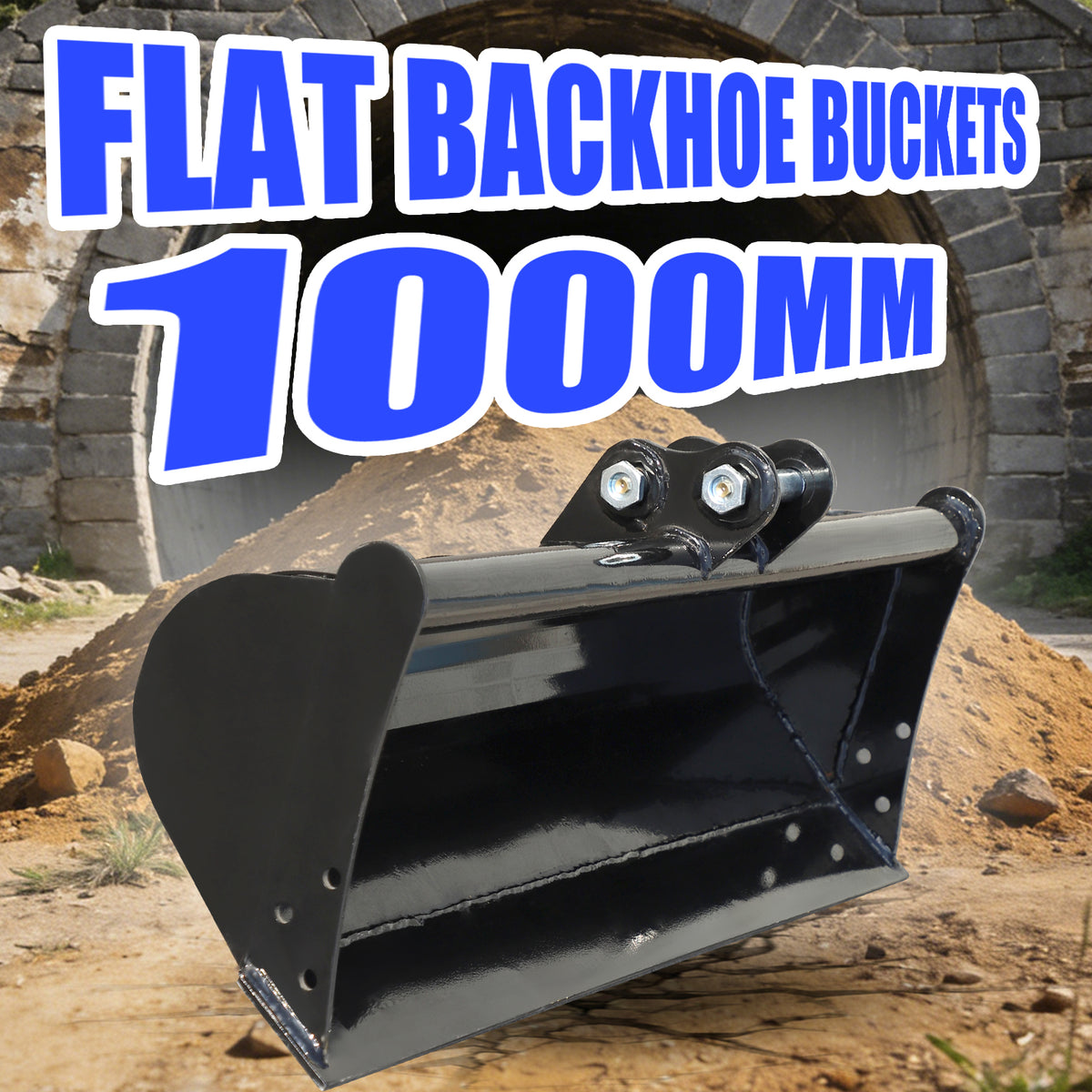 39.3 Inch Mini Excavator Bucket Attachment